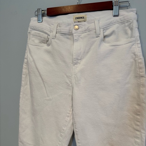 L'Agence White Kendra Jeans Size 29 - Picture 3 of 6